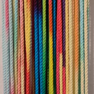 Bambusseide - Seile 6mm farbig (inkl Versand)